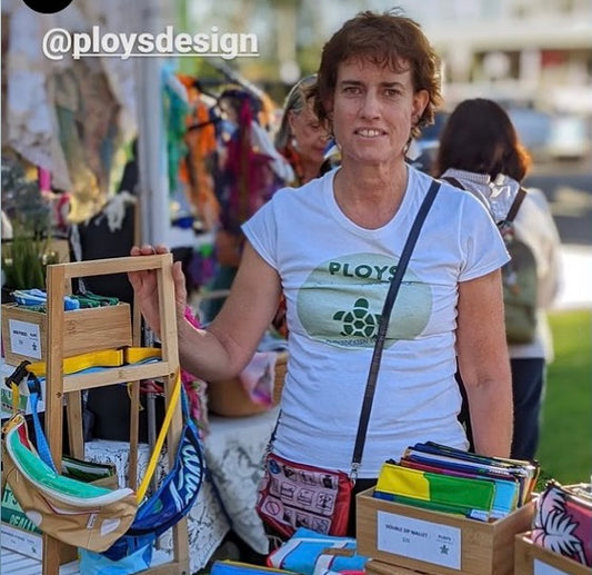 Recycled pool inflatables at the markets by PLOYS