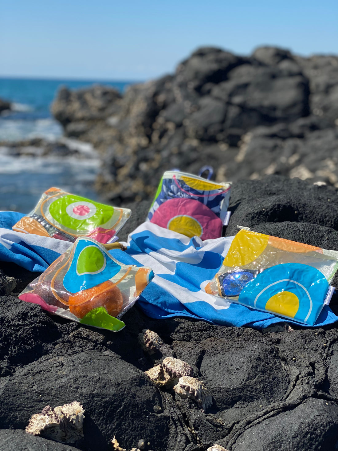 Pool Inflatables recycled into lunch zipper bags