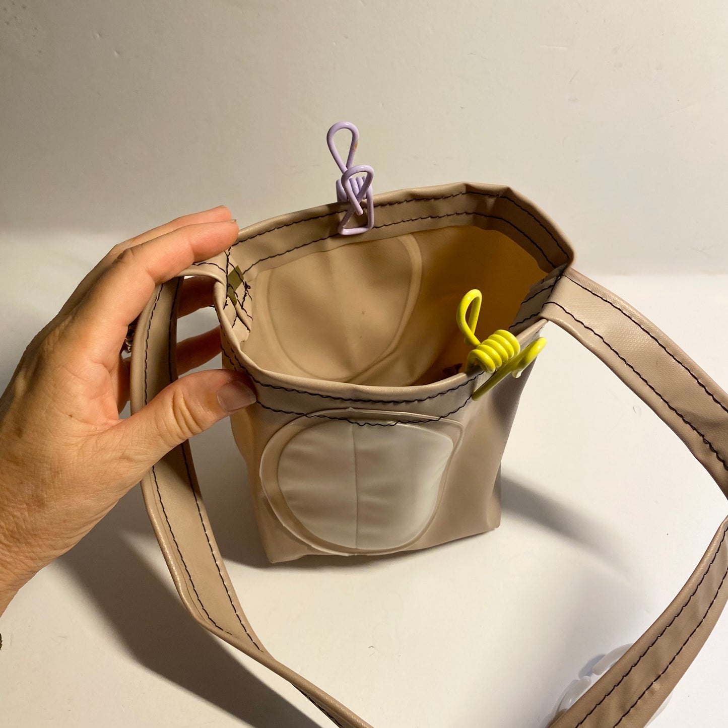 Waterproof Peg basket or Plant hanger sustainably made from upcycled plastics, the best eco peg basket that clips onto your washing line ideal gift for Mothers Day