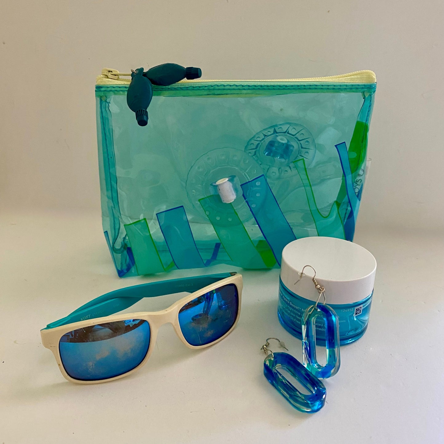 Waterproof Wash bag or Toiletry bag, sustainably made from upcycled plastics, the best eco bag for travel and cosmetics