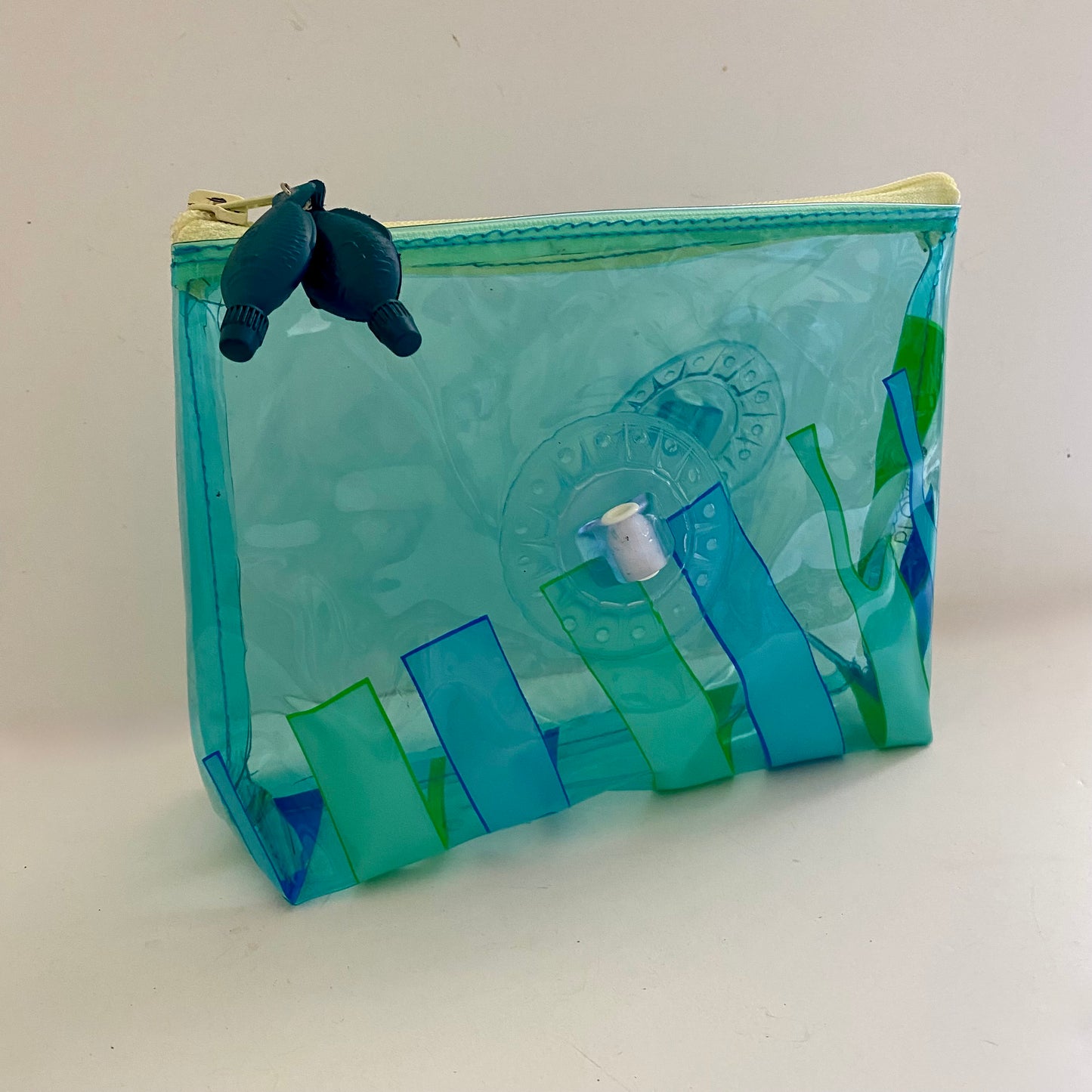 Waterproof Wash bag or Toiletry bag, sustainably made from upcycled plastics, the best eco bag for travel and cosmetics