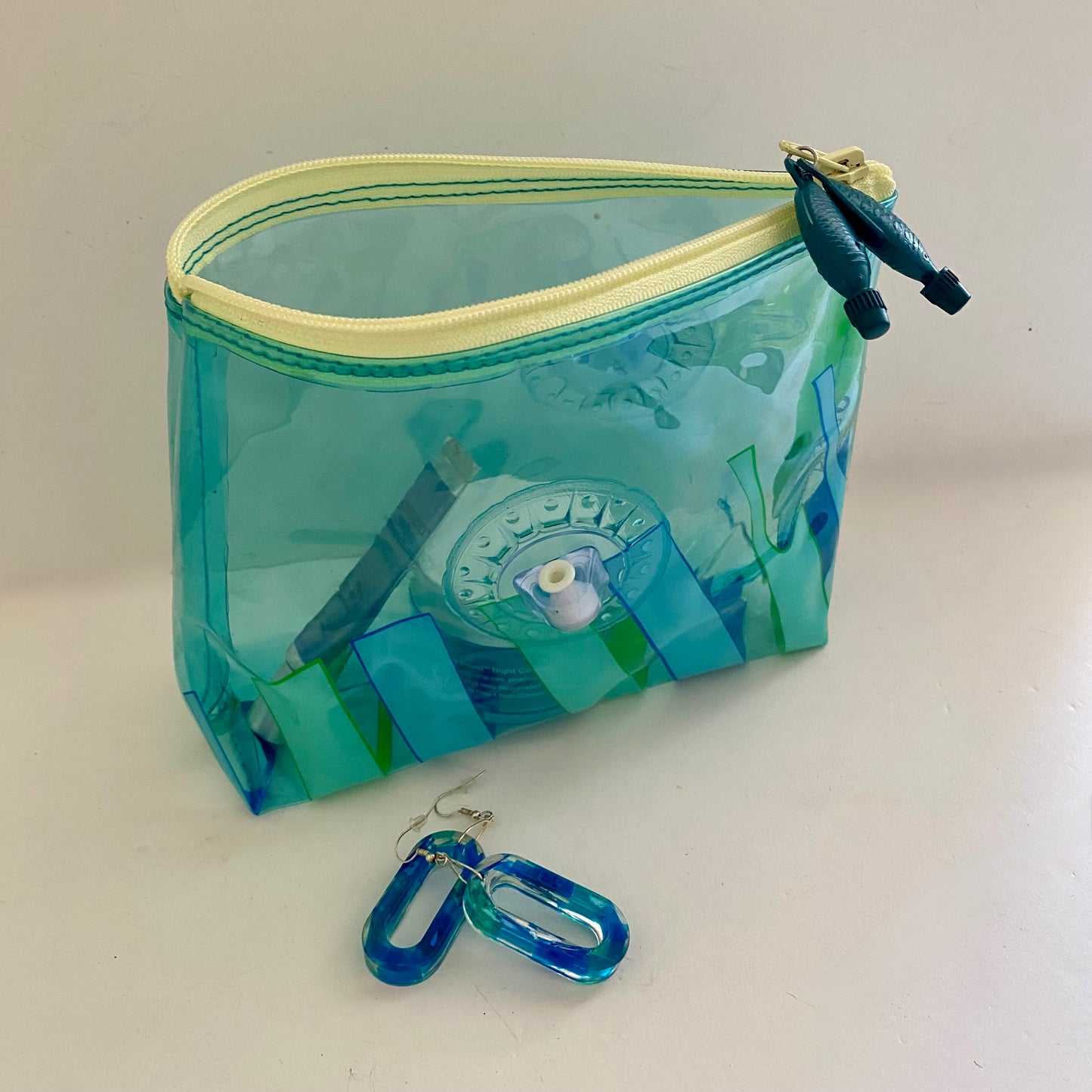 Waterproof Wash bag or Toiletry bag, sustainably made from upcycled plastics, the best eco bag for travel and cosmetics