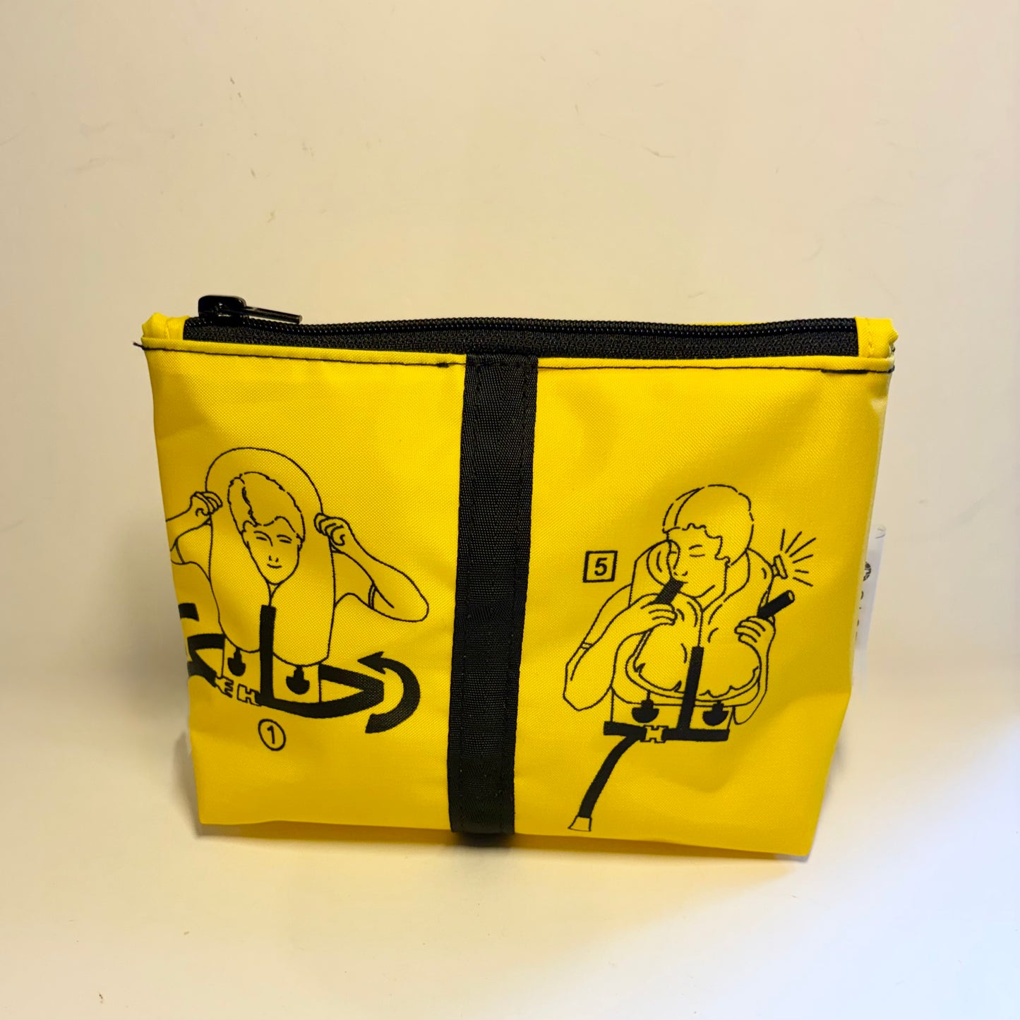 Eco-Friendly Cosmetics Purse – Sustainable Toiletry Bag Made from Upcycled Pool Inflatables | Waterproof Travel Pouch