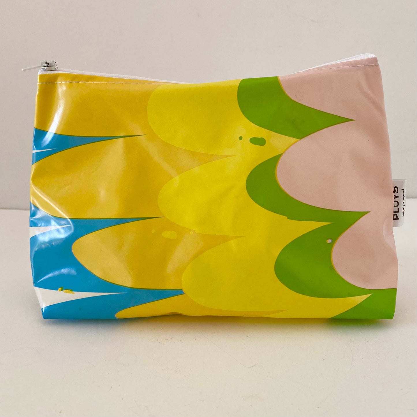 Waterproof vegan Toiletry bag, sustainably made from upcycled plastics, the best eco bag for travel and cosmetics