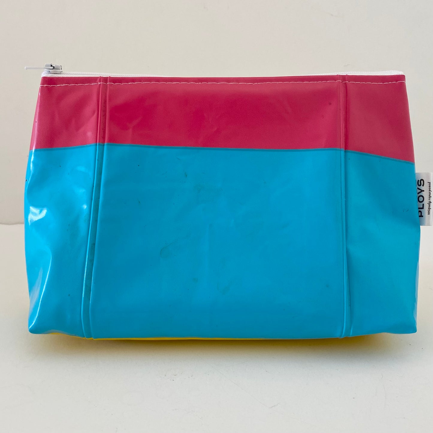Waterproof vegan Toiletry bag, sustainably made from upcycled plastics, the best eco bag for travel and cosmetics