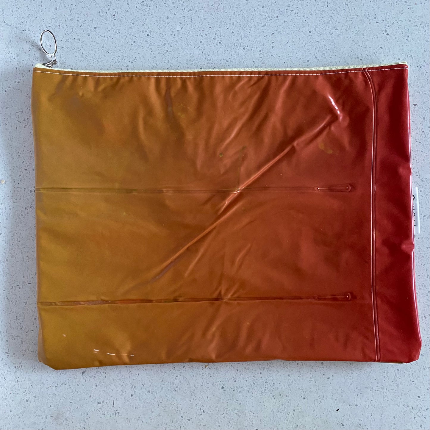 Waterproof Wet and Dry Bag sustainably made from upcycled plastics, the best eco bag for swimmers and babies nappies for daycare.