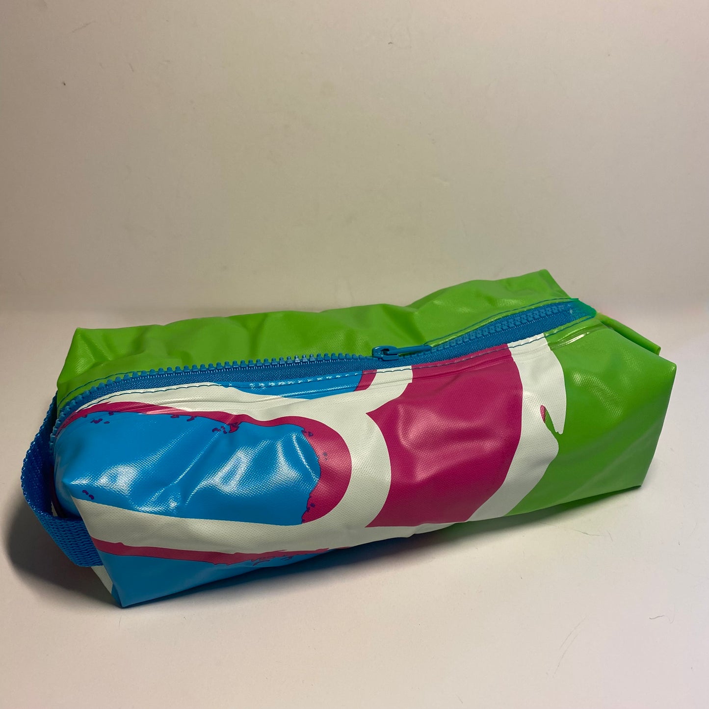 Zipper Box Pouch or Wash bag - recycled inflatables