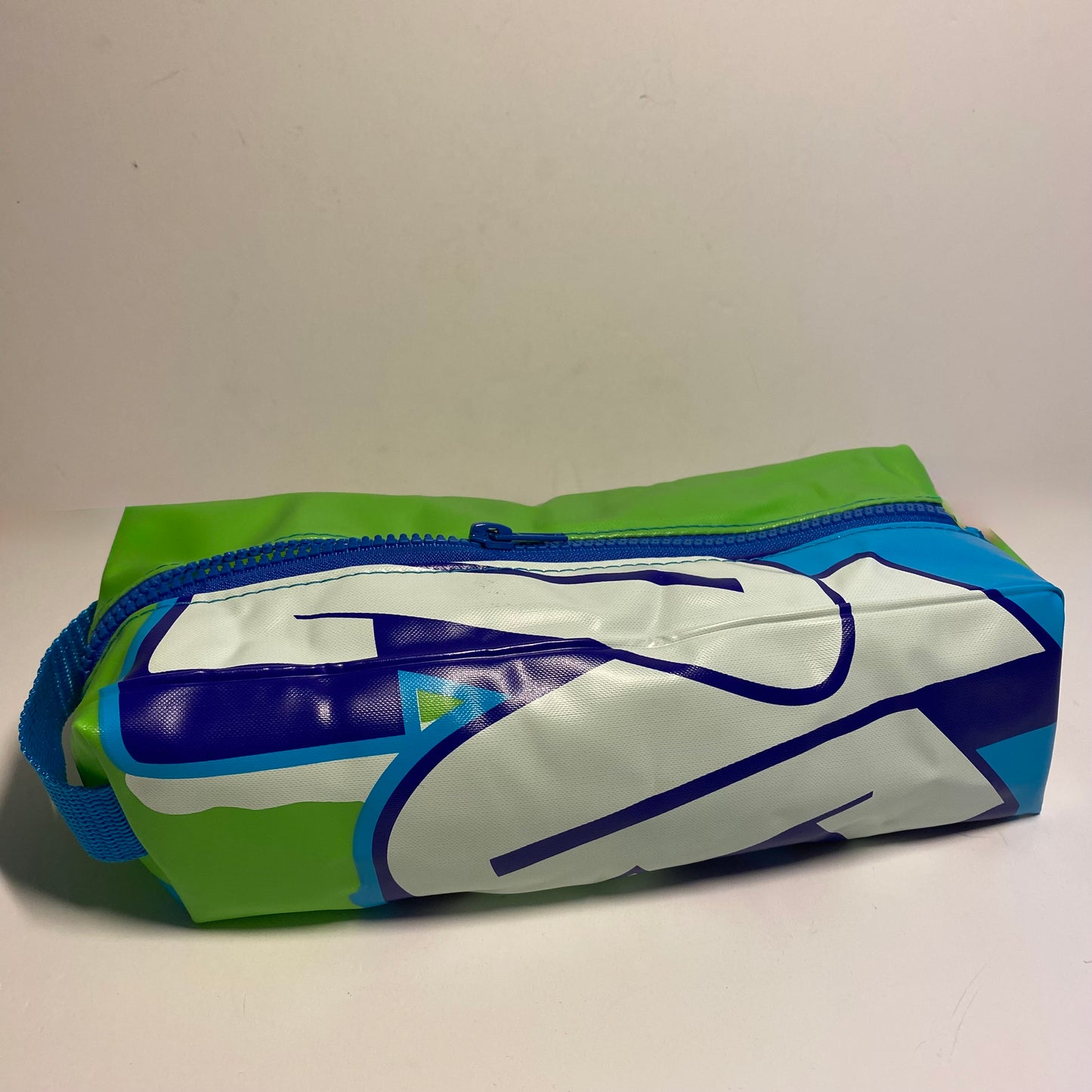 Zipper Box Pouch or Wash bag - recycled inflatables