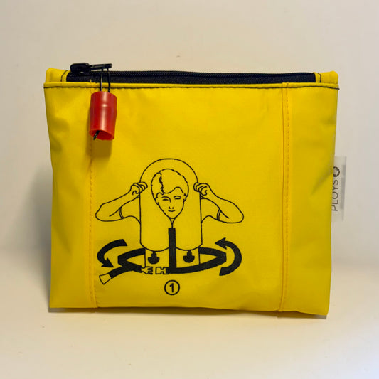 Eco-Friendly Cosmetics Purse – Sustainable Toiletry Bag Made from Upcycled Pool Inflatables | Waterproof Travel Pouch