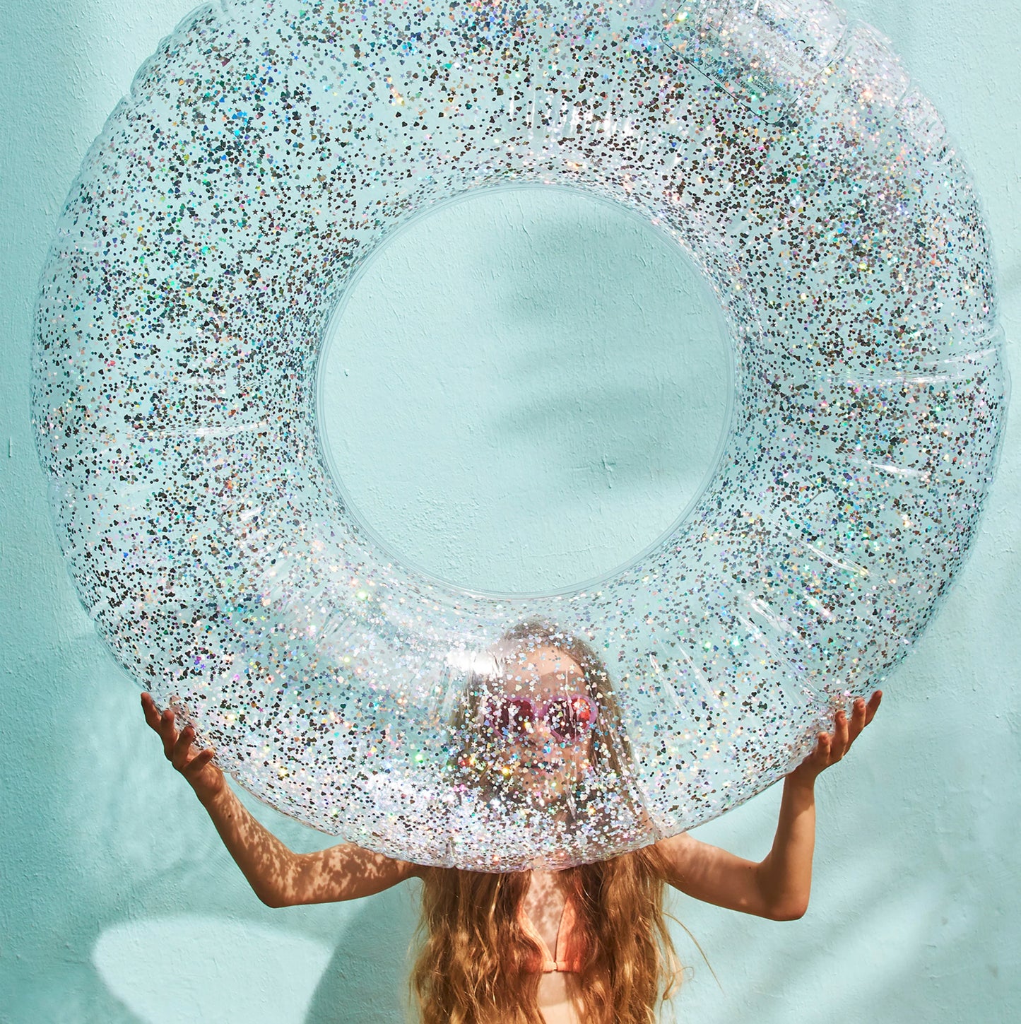 Glitter swim ring