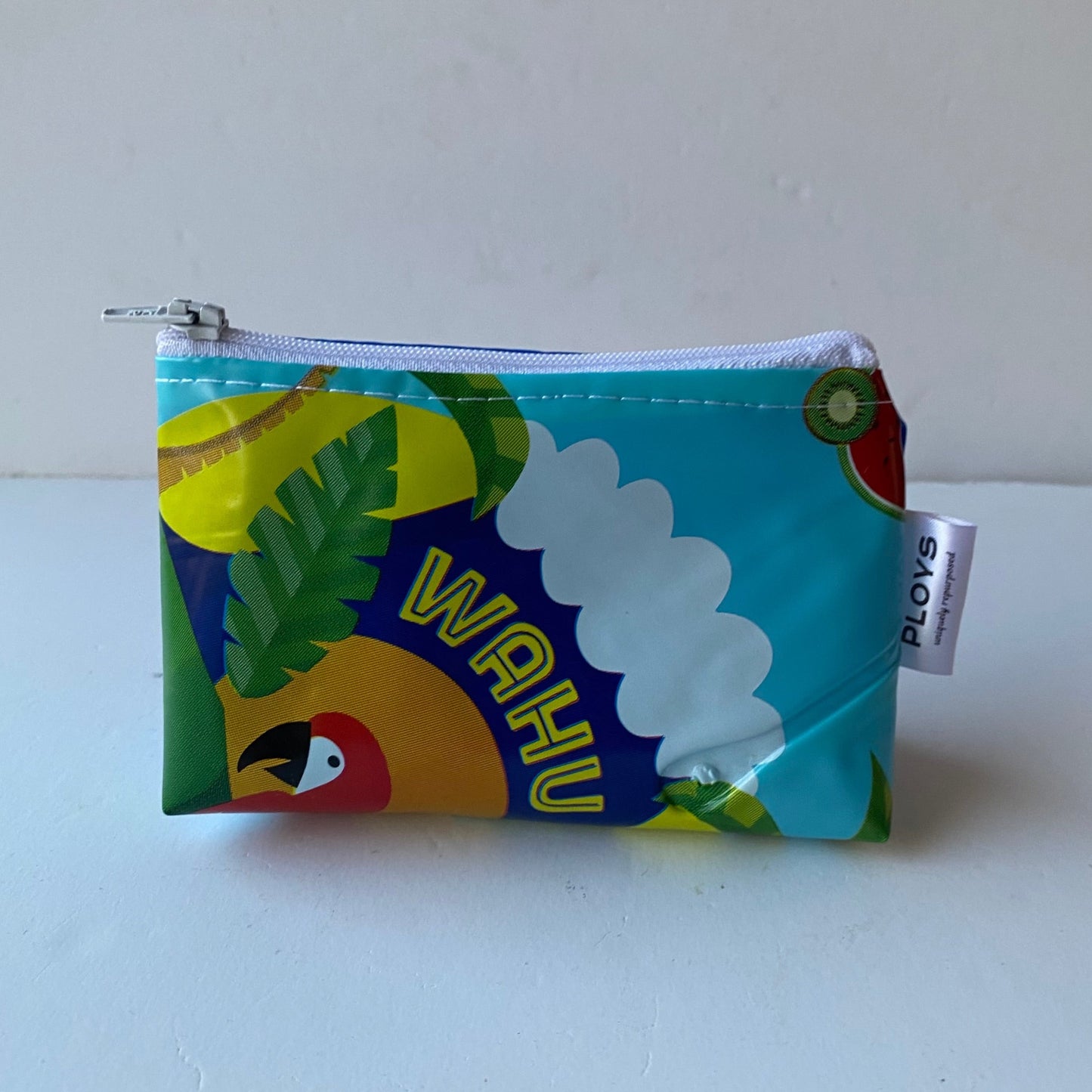 Mini Cosmetics or Coin Purse - recycled inflatables
