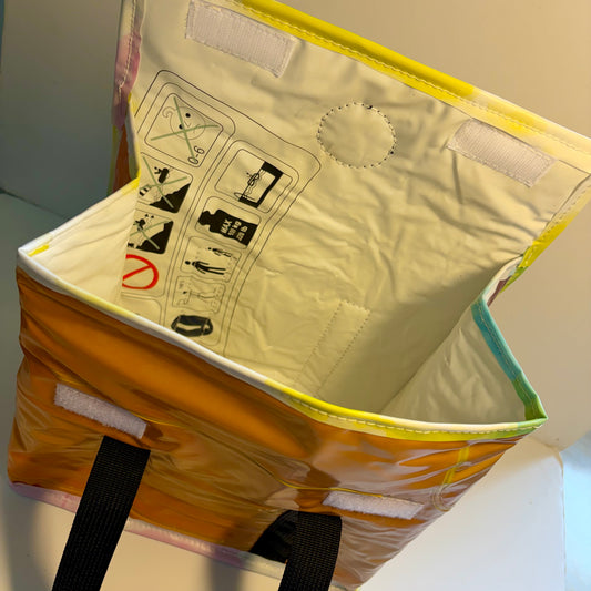 Lunch Bags insulated – Eco-Friendly Lunch Bag Made from Upcycled Pool Inflatables and Ice Blankets