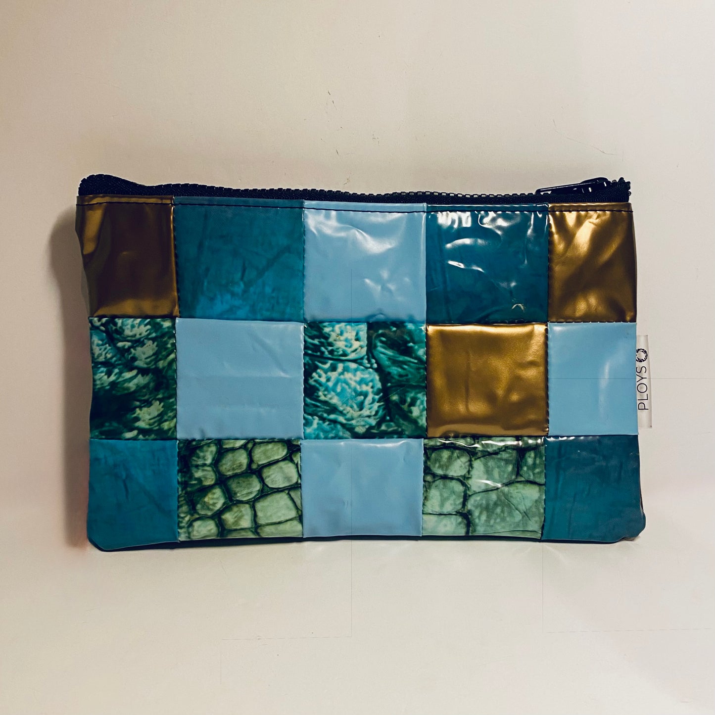 Patchwork PVC Appliqué Purses, Evening Purse, Clutch bag - recycled inflatables