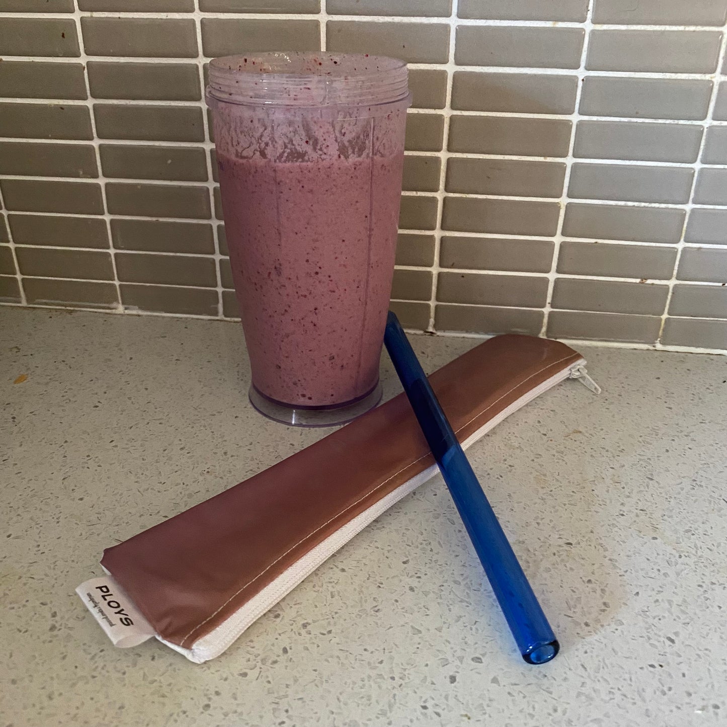 Reusable Straw, Toothbrush or Cutlery Cases Sustainably Made from Upcycled Pool Inflatables