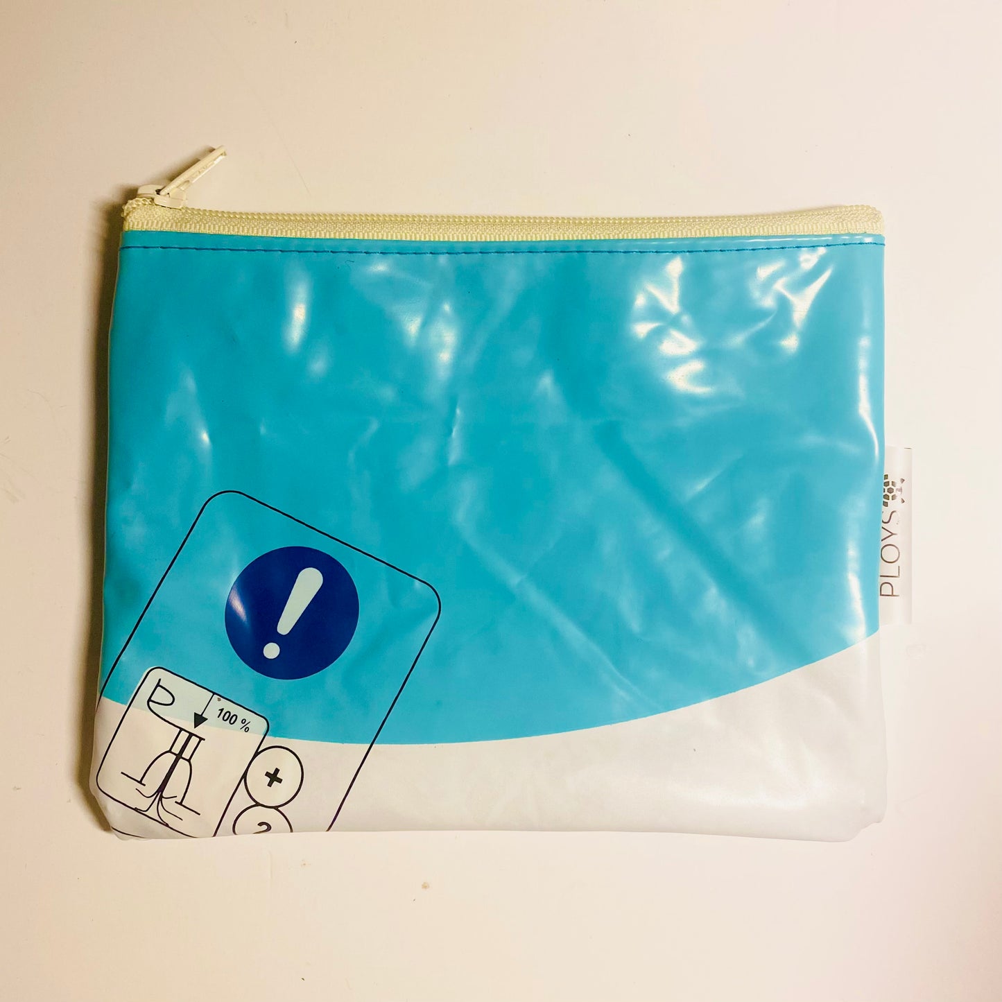 Wet Bag Small, Dry Bag, Zippered Pouch - Recycled inflatables - variety of colours