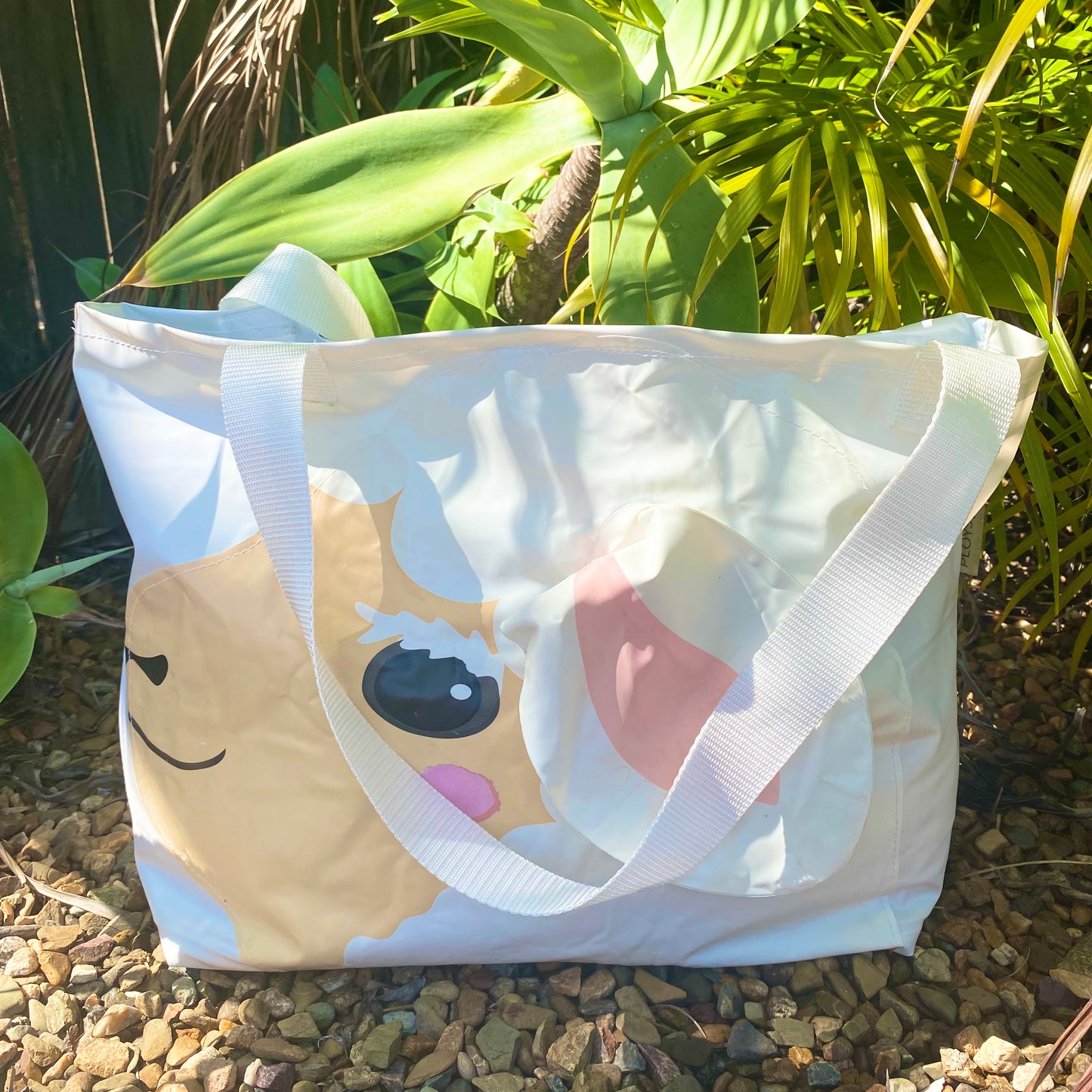 Carry-All Beach Bag Large – Sustainable Tote Made from Upcycled Pool Inflatables