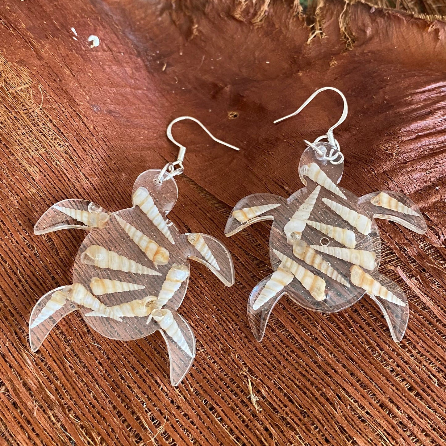 Earrings from Beach Microplastics and Plastic Waste