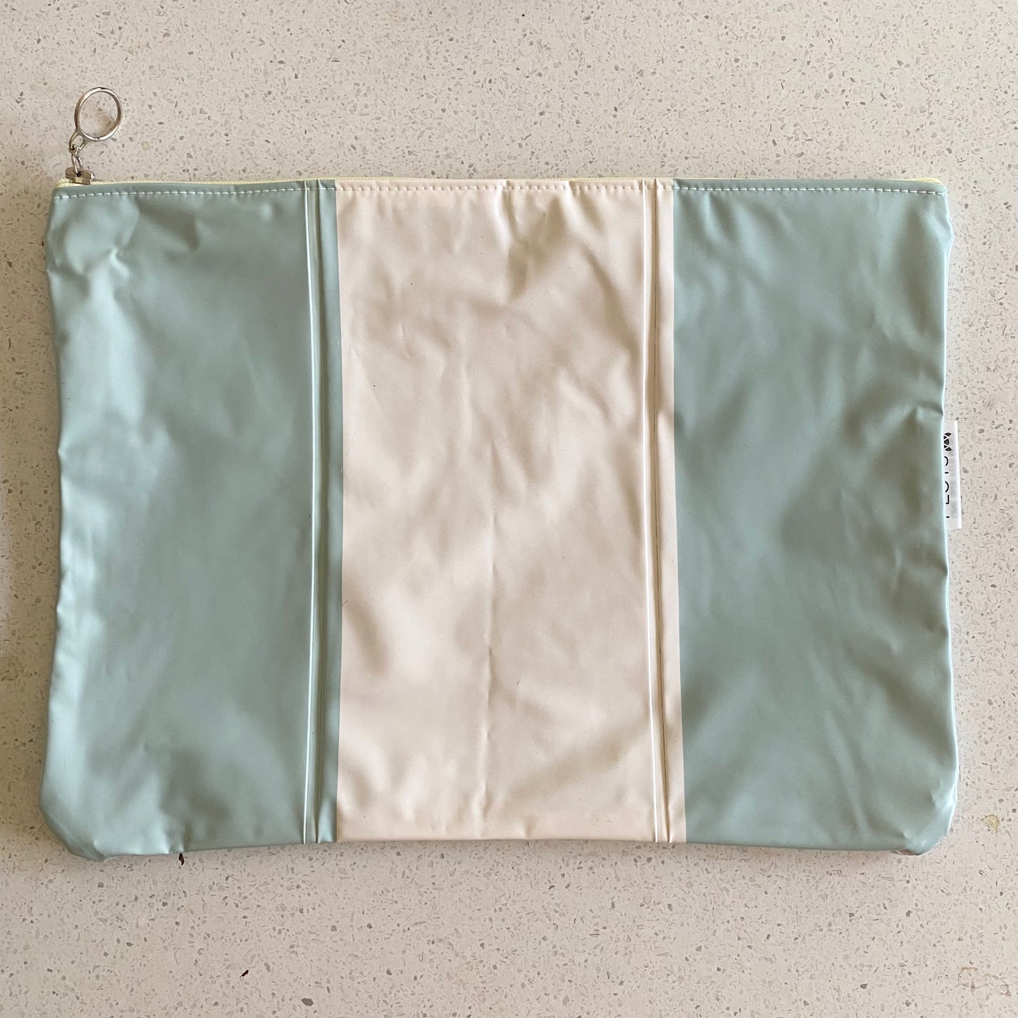 Zipper Box Pouch or Wash bag - recycled inflatables