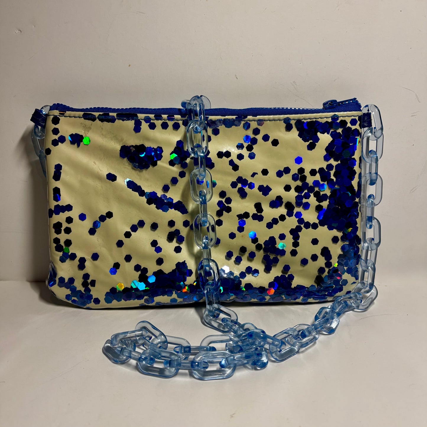 Glitter Evening Purse – Sustainable Handbag Made from Upcycled Pool Inflatables