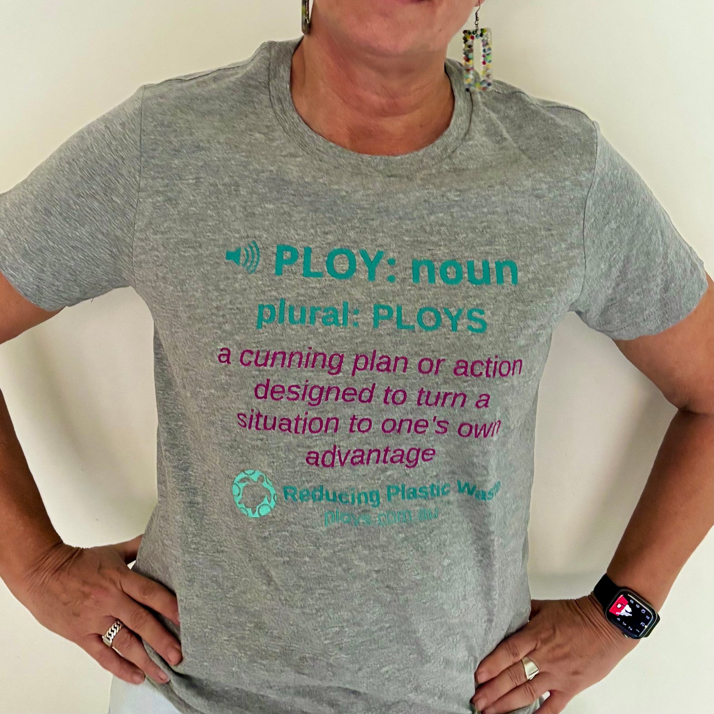 PLOY: Noun: A Cunning plan T-Shirt by PLOYS – Recycling Plastic Waste, Circular Fashion Statement