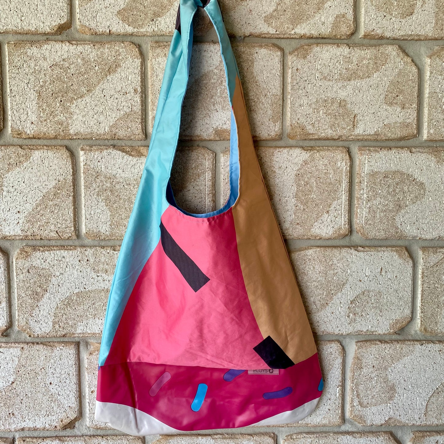 shoulder bag recycled fabrics