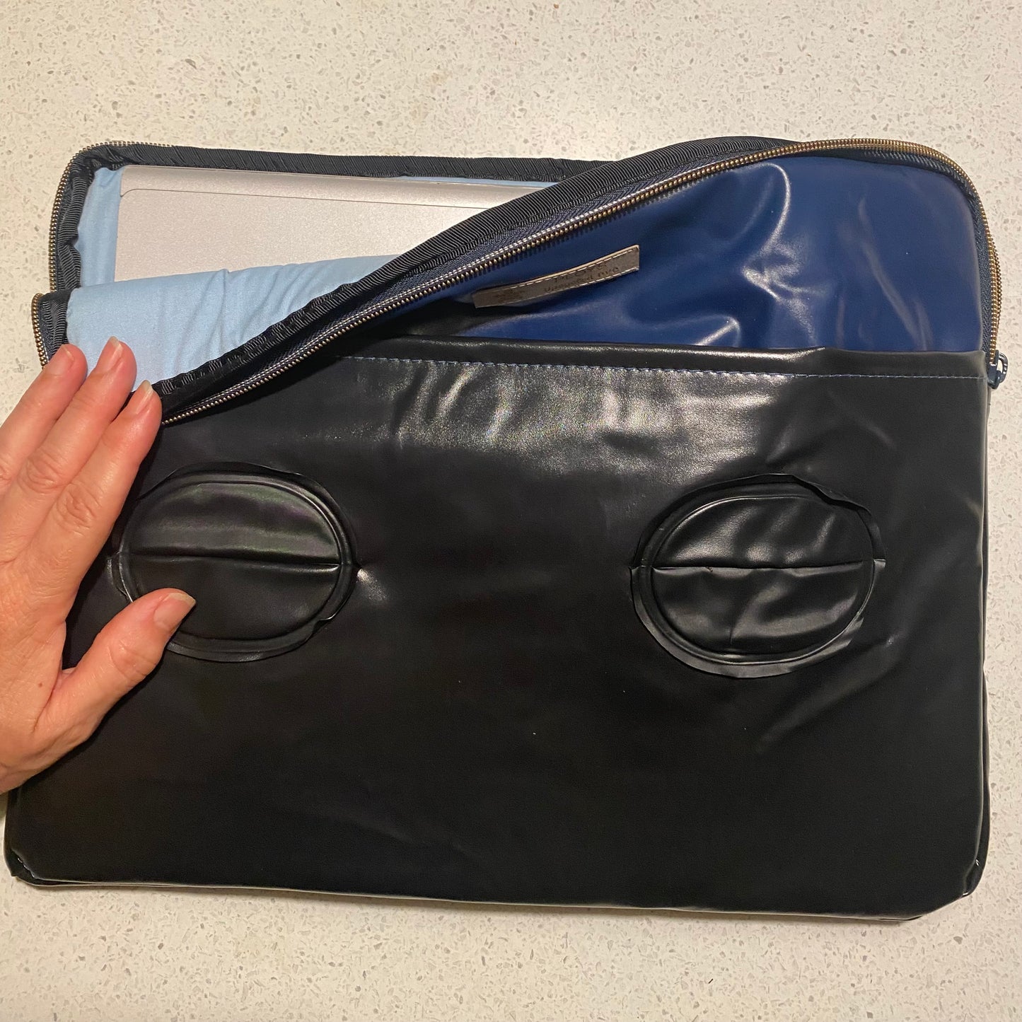 Laptop Case - Recycled inflatables - custom made