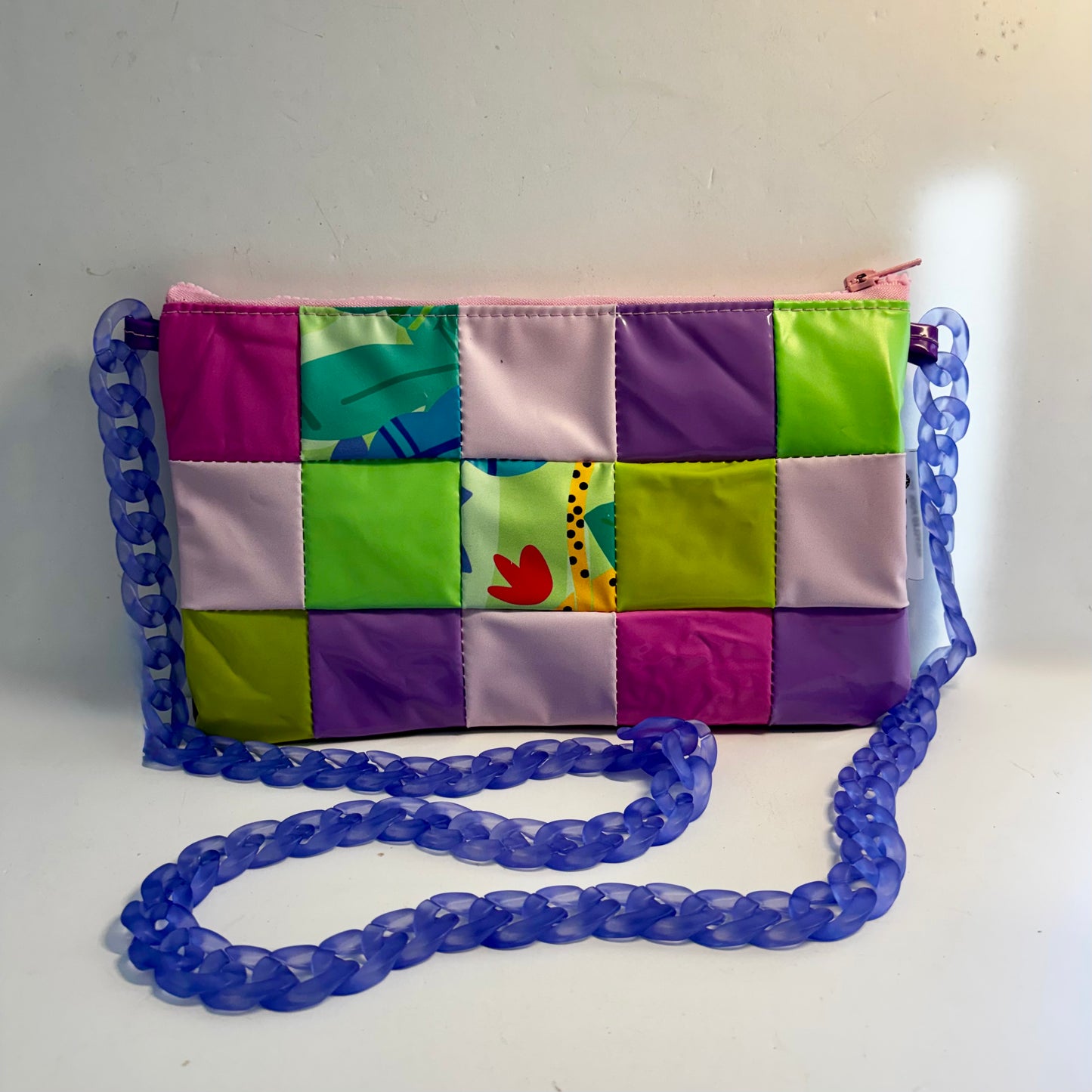 Sustainable Patchwork Evening Purse Clutch Bag – Eco-Friendly Purse Made from Upcycled Pool Inflatables