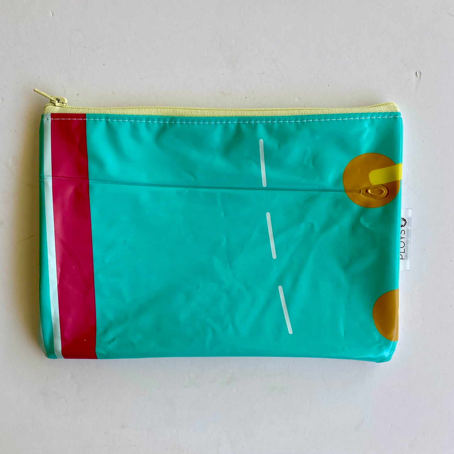 Waterproof Wet and Dry Bag sustainably made from upcycled plastics, the best eco bag for period undies, swimmers and babies nappies.