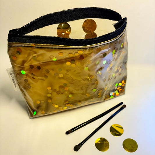 Eco-Friendly Cosmetics Purse – Sustainable Toiletry Bag Made from Upcycled Pool Inflatables | Waterproof Travel Pouch