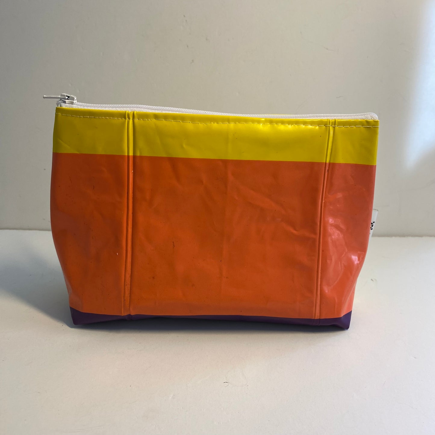 Waterproof vegan Toiletry bag, sustainably made from upcycled plastics, the best eco bag for travel and cosmetics