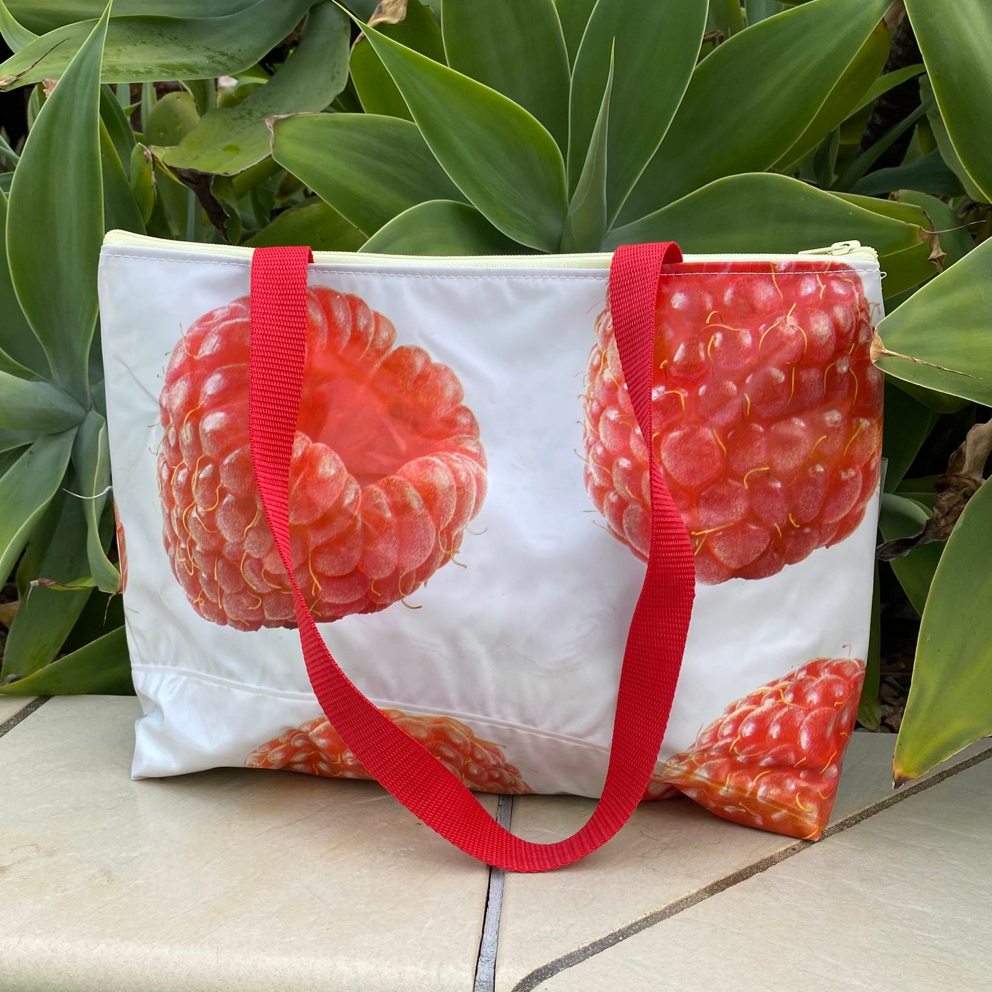Waterproof Beach bag, Carry All Swim Bag sustainably made from upcycled plastics, the best eco bag for beach, shopping and travel