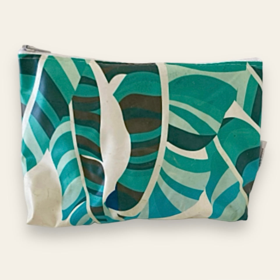 Recycled Cosmetics Purse or Utility Bag - ex pool inflatables