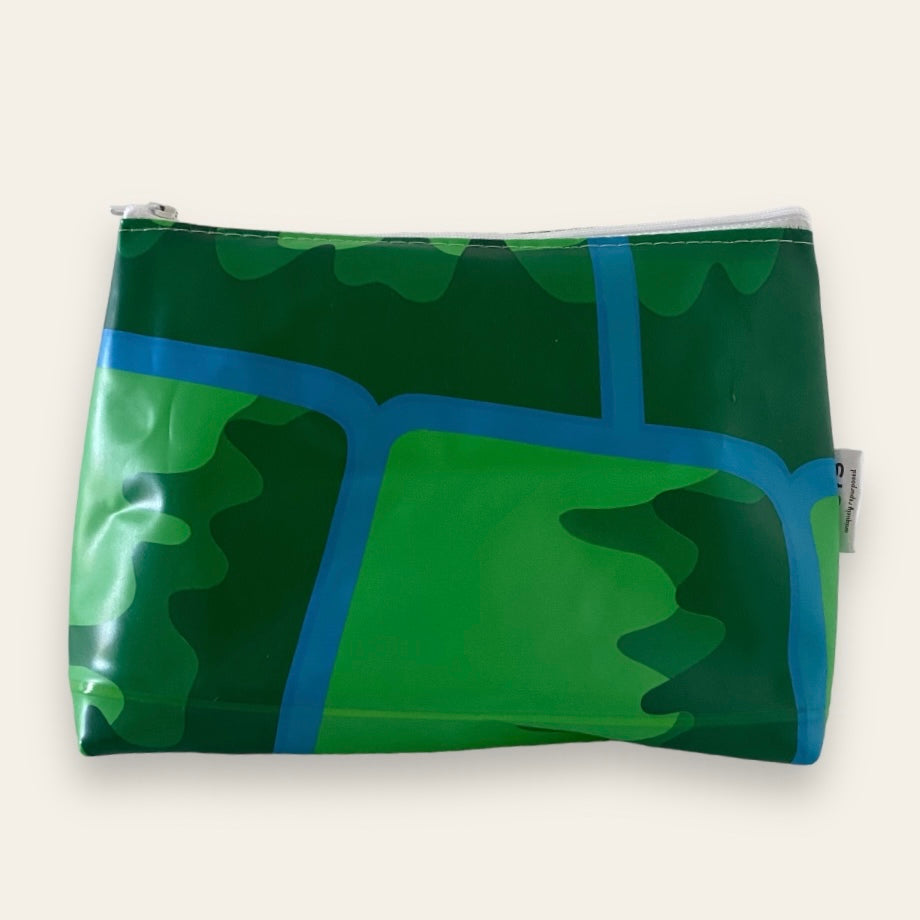 Recycled Cosmetics Purse or Utility Bag - ex pool inflatables