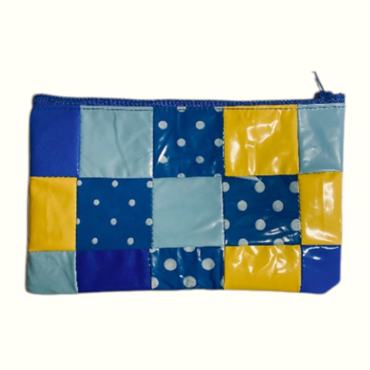 Sustainable Patchwork Evening Purse Clutch Bag β Eco-Friendly Purse Made from Upcycled Pool Inflatables
