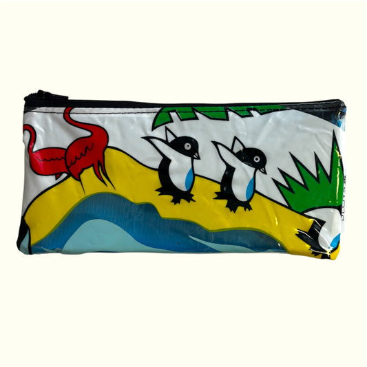Pencil Case or Zippered pouch - Recycled inflatables