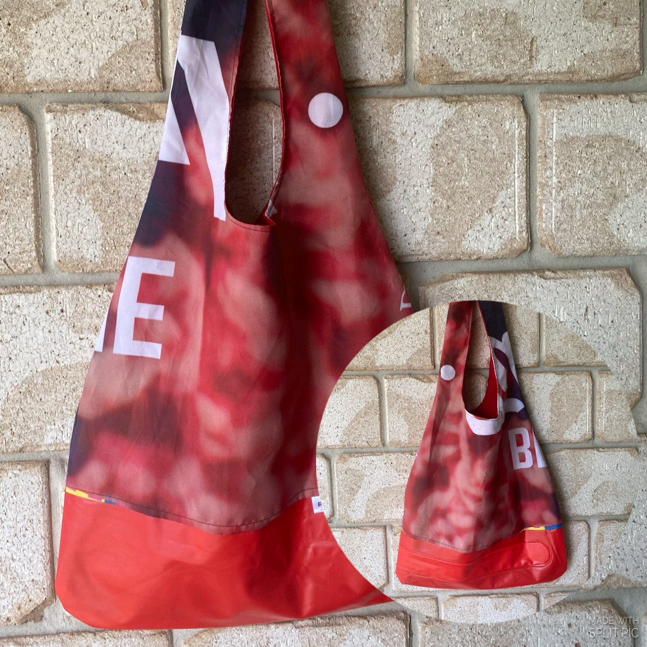 shoulder bag recycled fabrics
