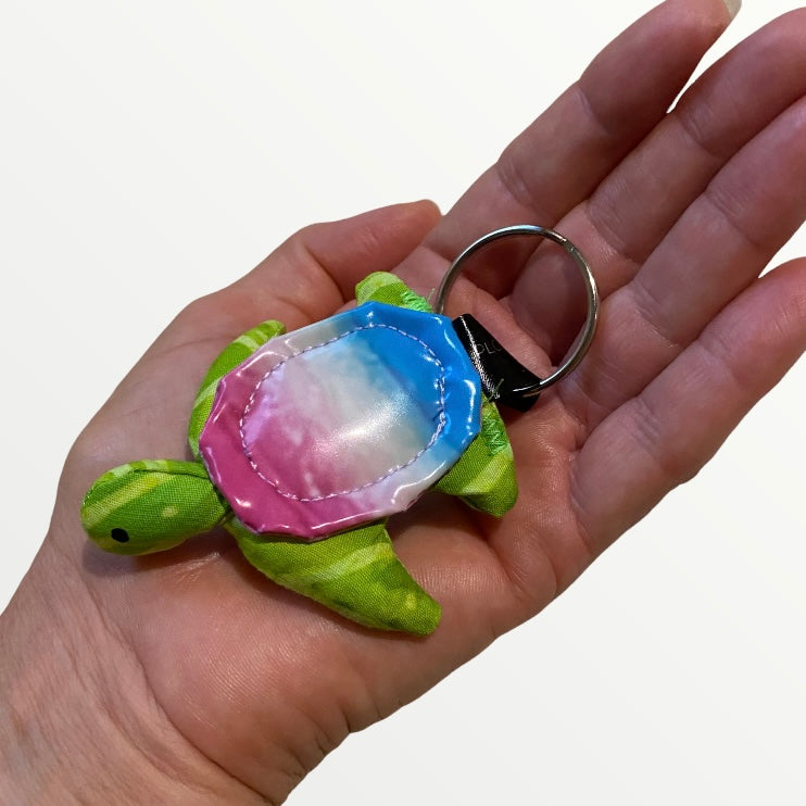 Keyring - recycled inflatables