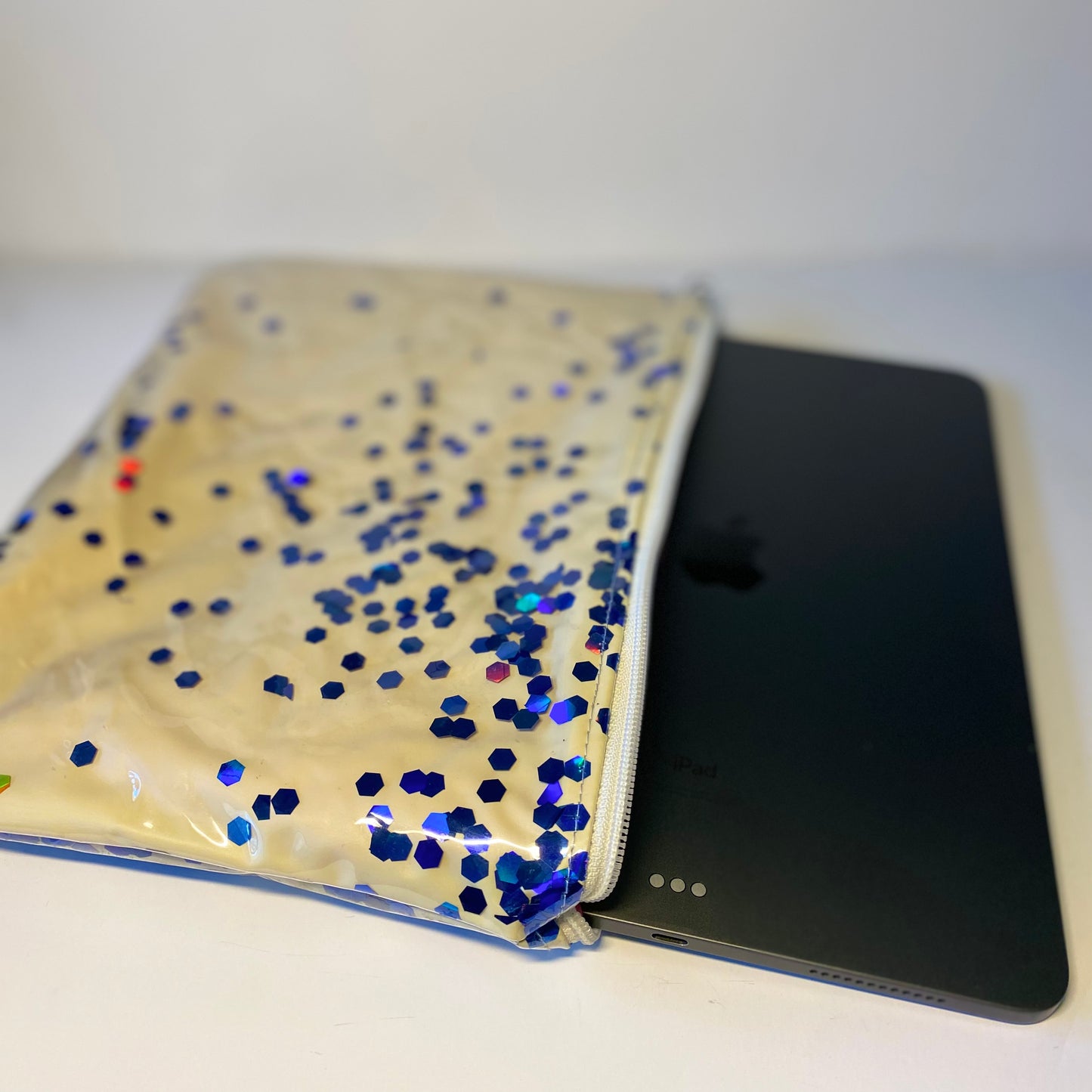 iPad sleeve made from recycled pool inflatables