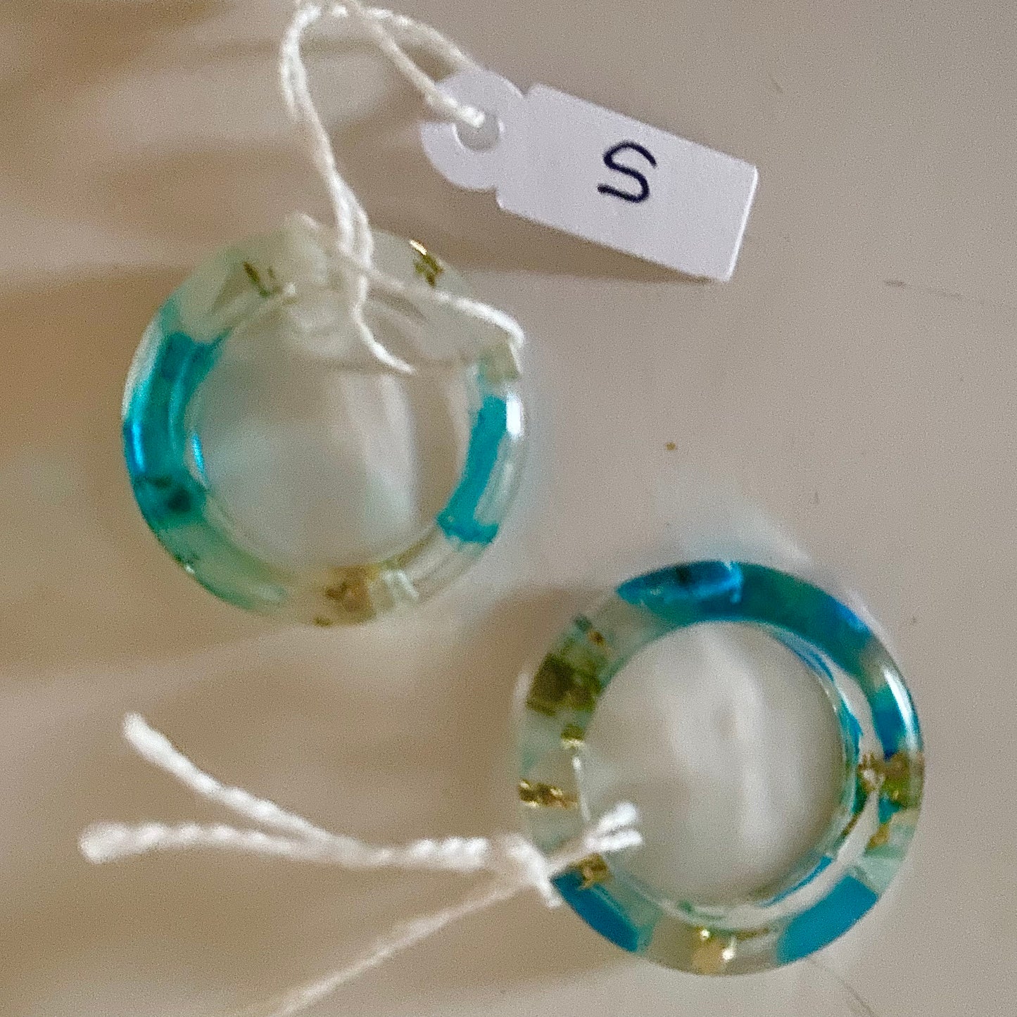 Rings from Marine Debris and Vegan Resin - variety of colours