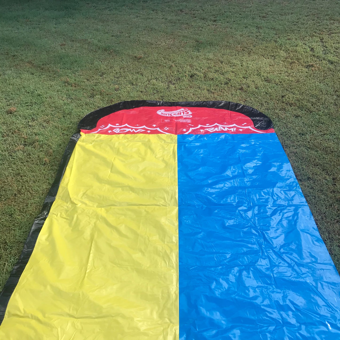 Art smock, water resistant recycled pool inflatables and shower curtain