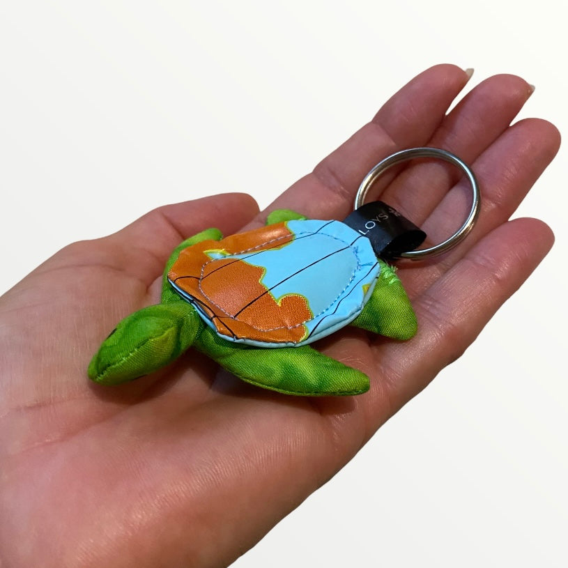 Keyring - recycled inflatables