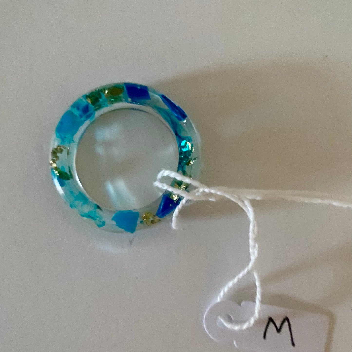 Rings from Marine Debris and Vegan Resin - variety of colours