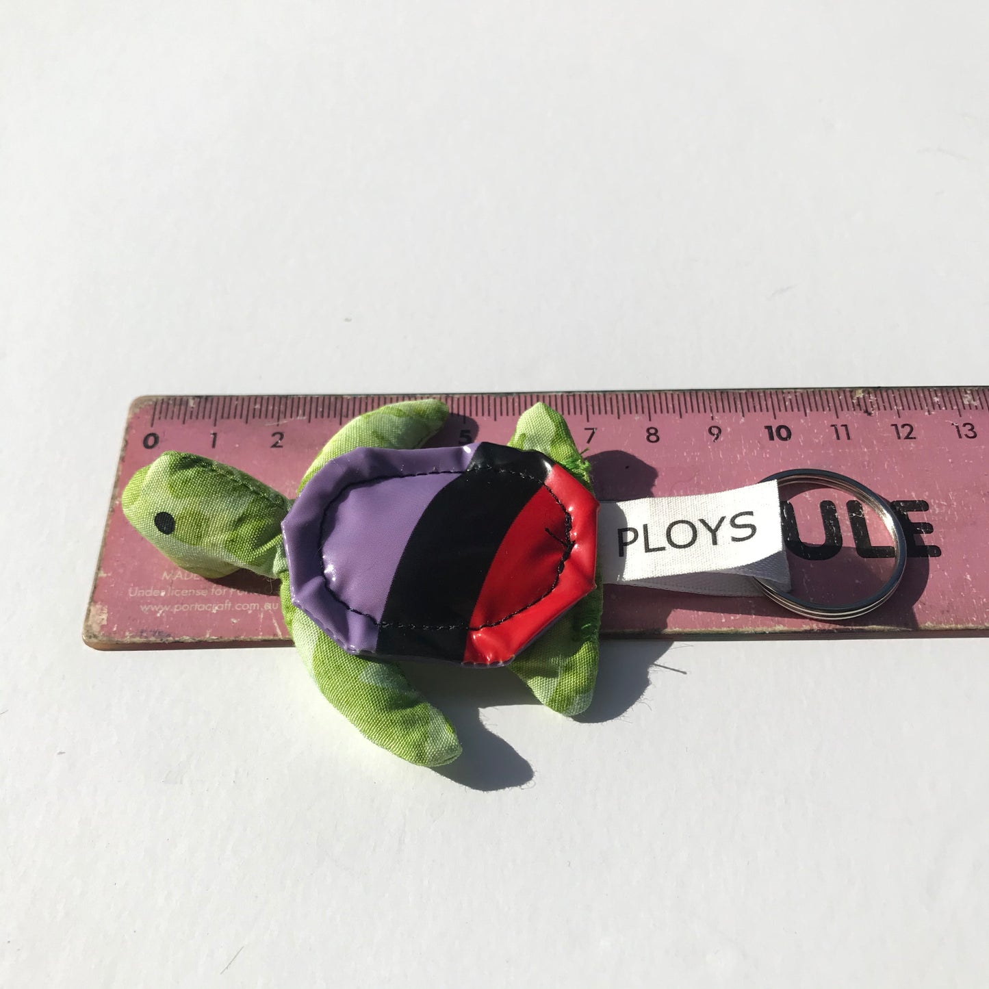 Keyring - recycled inflatables