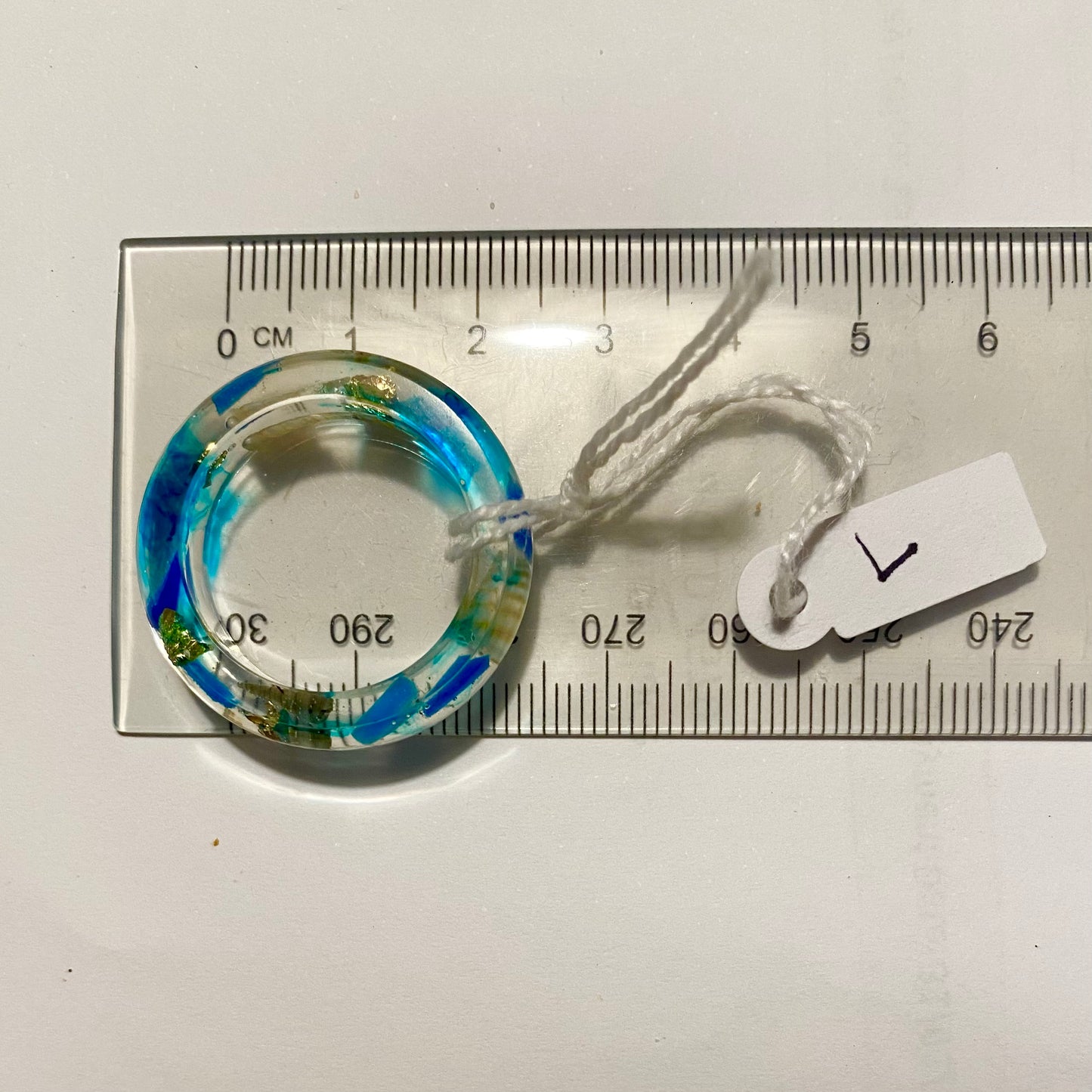 Rings from Marine Debris and Vegan Resin - variety of colours