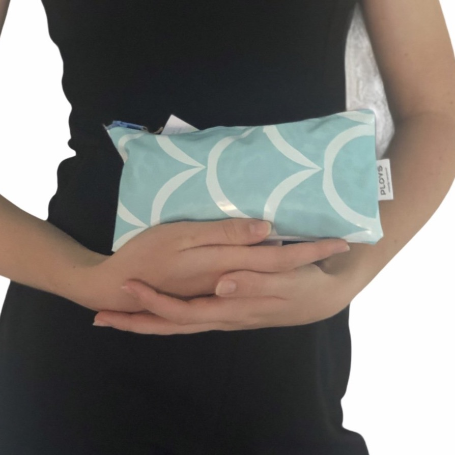 Medium size purse water made from recycled pool inflatables