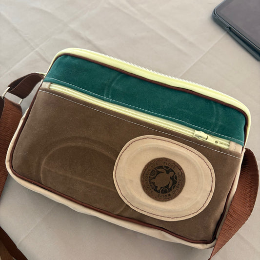 Cross Body Bag, Hand Bag - Recycled inflatables