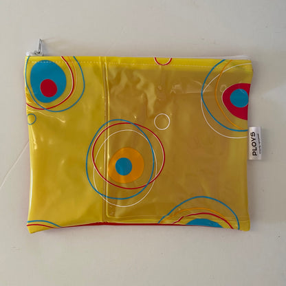 Recycled Square Purse, Zippered Pouch, Period Undies, Wet Bag - ex inflatables - variety of colours