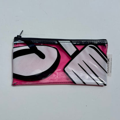 Pencil Case or Zippered pouch  - Recycled inflatables