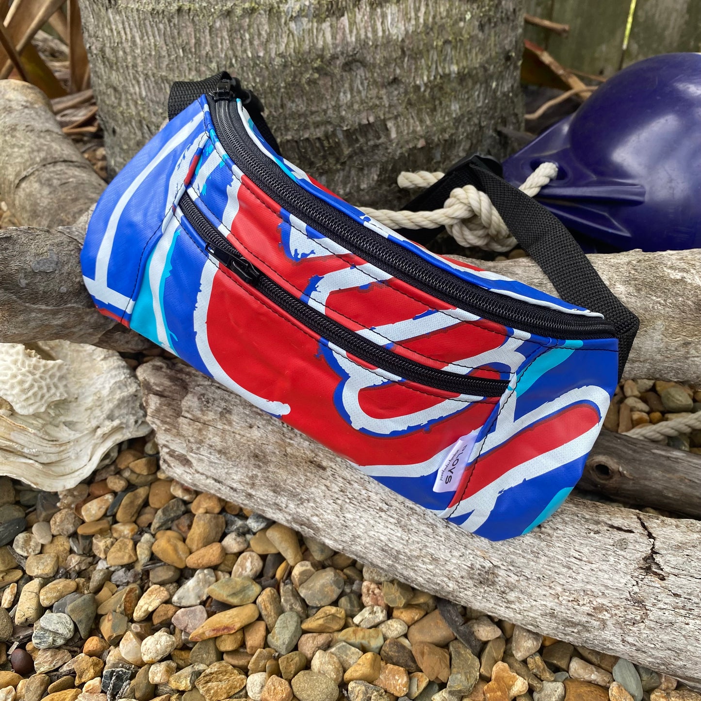 Eco Bum Bags - recycled inflatables - variety of colours
