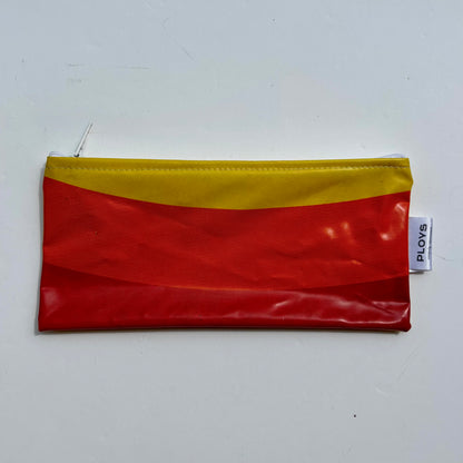Pencil Case or Zippered pouch  - Recycled inflatables